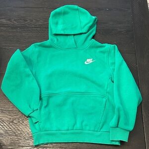 Nike Kids Club Fleece Green Hoodie